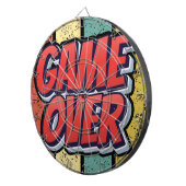 Spiel vorbei. dartscheibe (Vorderseite rechts)