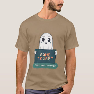 Spiel vorbei? Entschuldigung! Niedliche Pixel Ghos T-Shirt