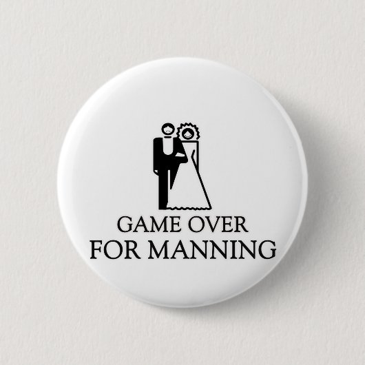 Spiel vorbei für das Bemannen Button (Vorderseite)