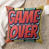 Spiel vorbei. kissen (Decke)