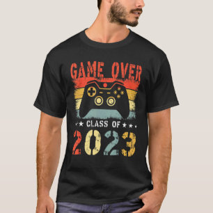Spiel Vorbei Klasse Von 2023 Videospiele Vintage A T-Shirt