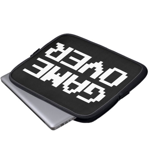 Spiel vorbei laptopschutzhülle (Vorne Knopf)