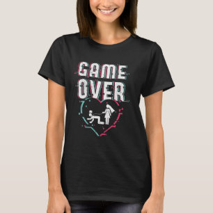 Spiel vorbei - Lustige Braut und Bräutigam Jungges T-Shirt