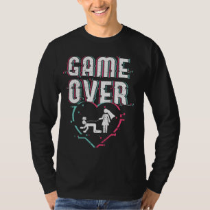 Spiel vorbei - Lustige Braut und Bräutigam Jungges T-Shirt