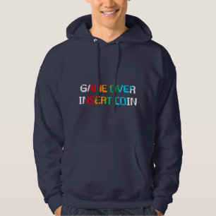 Spiel vorbei Münze einwerfen Hoodie