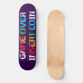Spiel vorbei Münze einwerfen Skateboard (Vorderseite)