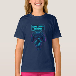 Spiel vorbei? Nochmal versuchen! Cool Futuristic G T-Shirt