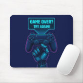 Spiel vorbei? Nochmal versuchen! - Cool Futuristic Mousepad (Mit Mouse)