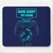 Spiel vorbei? Nochmal versuchen! - Cool Futuristic Mousepad (Vorne)