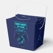 Spiel vorbei? Nochmal versuchen! Gamer Favor Box Geschenkschachtel (Vorderseite)