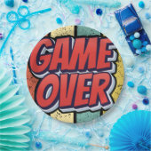 Spiel vorbei. pappteller (Party)