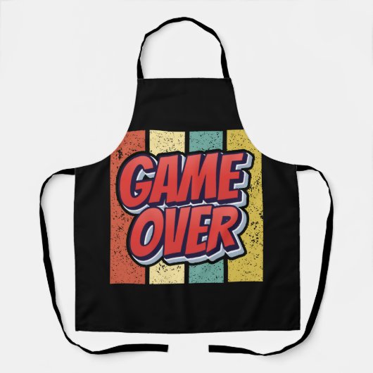 Spiel vorbei. schürze (Vorderseite)