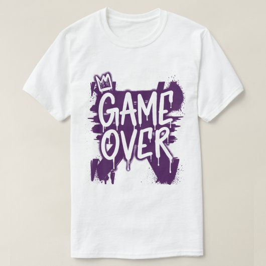 Spiel vorbei T-Shirt (Design vorne)