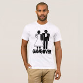 Spiel vorbei - trauriger Baum T-Shirt (Vorne ganz)