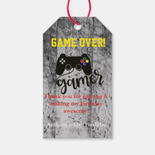 Spiel vorbei... Video Game Vielen Dank für Ihre Un Geschenkanhänger