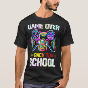 Spiel vorbei Zurück zur Schule für Lehrer Schüler T-Shirt