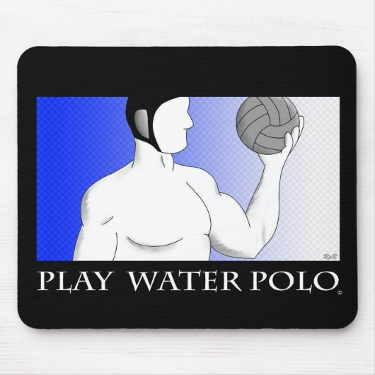 Spiel-Wasserball-Mausunterlage Mousepad (Vorne)