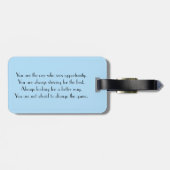 Spiel-Wechsler Gepäckanhänger (Rückseite horizontal)