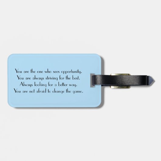 Spiel-Wechsler Gepäckanhänger (Rückseite horizontal)