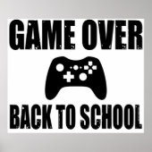 Spiel zurück in die Schule Poster (Vorne)