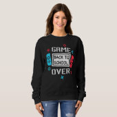 Spiel zurück zur Schule Videospielcontroller Kid Sweatshirt (Vorne ganz)