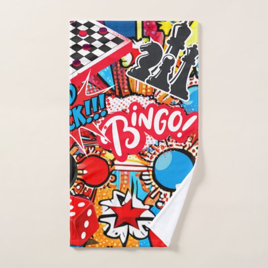 Spielabend Badhandtuch Set (Handtuch)