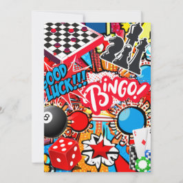 Spielabend Feiertagskarte