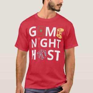 Spielabend-Gastgeberfamilie Brettspiel-Mannschaft T-Shirt