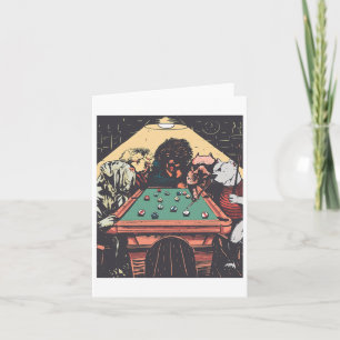 Spielabend Hunde auf Billard Billard Billard Billa Karte