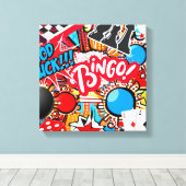 Spielabend Leinwanddruck (Insitu (Holzboden))