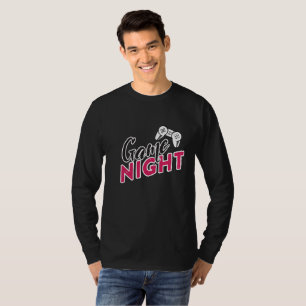 Spielabend mit Game Controller Rosa & Schwarz T-Shirt