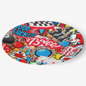 Spielabend Pappteller (Schrägansicht)