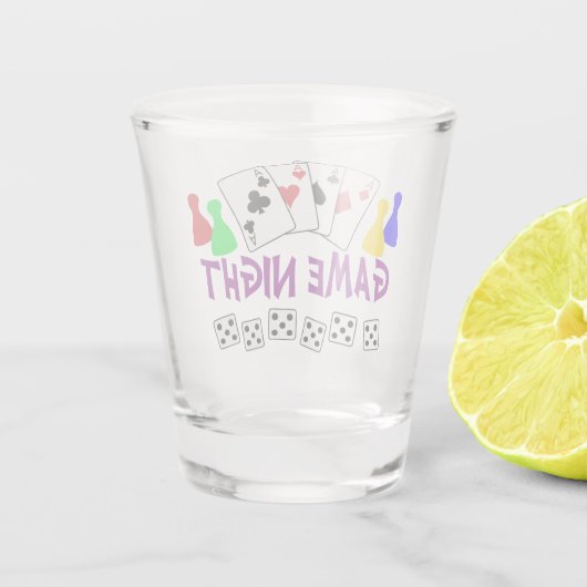 Spielabend Schnapsglas (Rückseite)