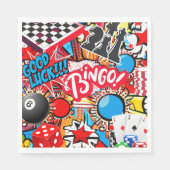 Spielabend Serviette (Vorderseite)