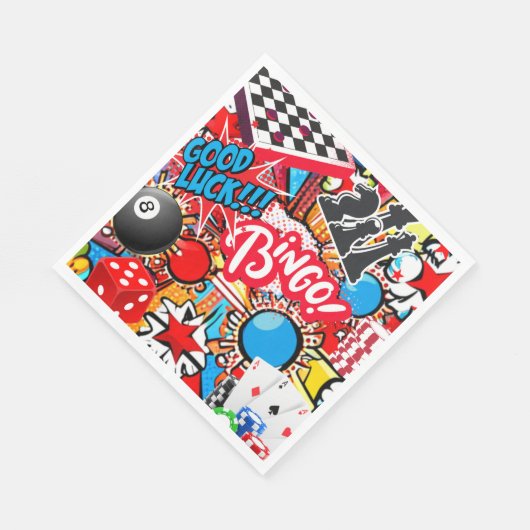 Spielabend Serviette (Ecke)