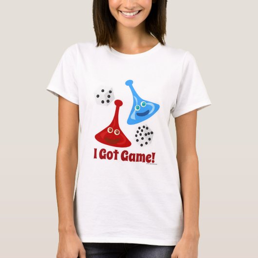 Spielabend Spielspass Gamer Design T-Shirt (Vorderseite)