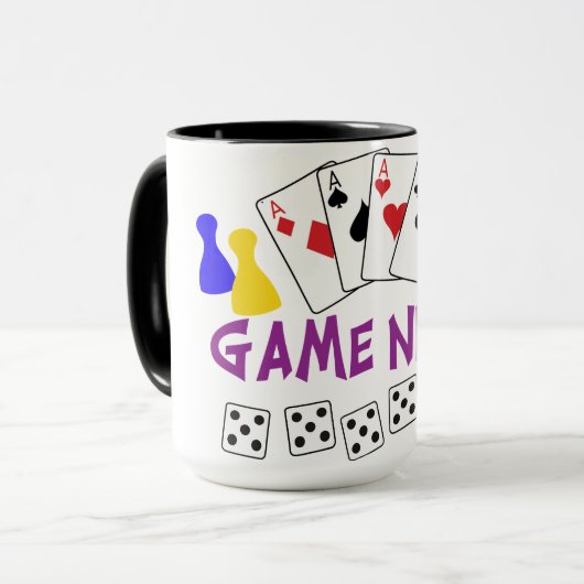 Spielabend Tasse (Vorderseite Links)
