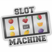 Spielautomat Aufkleber (Vorderseite)