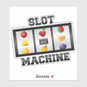 Spielautomat Aufkleber (Blatt)