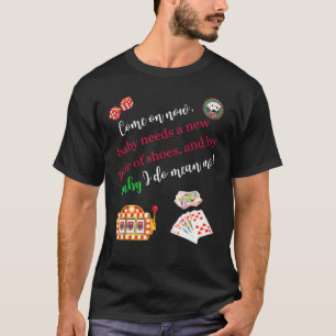 Spielautomat für Casino Poker T-Shirt