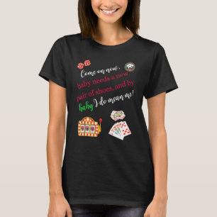 Spielautomat für Casino Poker T-Shirt