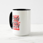 Spielautomat / Gambling Tasse (Vorderseite Links)