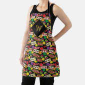 Spielautomat Gemustertes Moonogramm Schürze (InSitu)