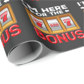 Spielautomat Glücksspiel Funny Casino Fan Geschenkpapier (Rolleneckpunkt)