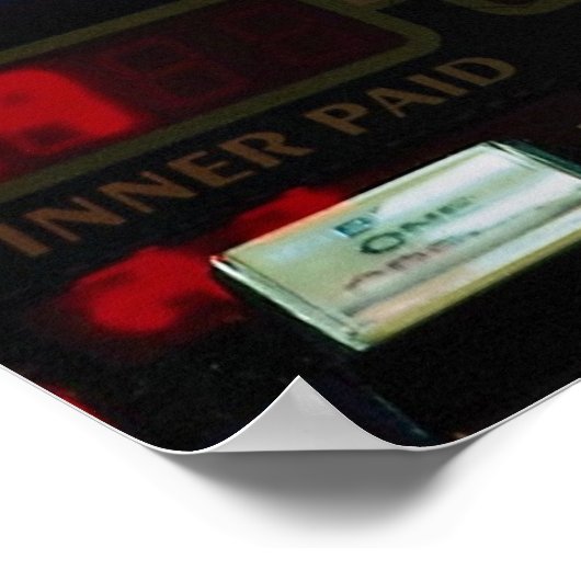 Spielautomat im Kasino Poster (Ecke)