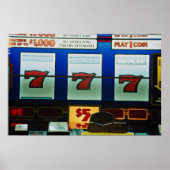 Spielautomat im Kasino Poster (Vorne)