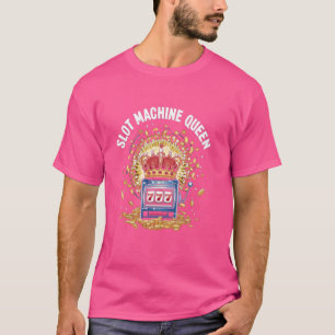 Spielautomat Königin Funny Casino Spielautomat Gam T-Shirt