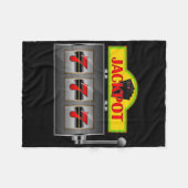 Spielautomat-Liebhaber Fleecedecke (Vorderseite (Horizontal))