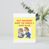 Spielautomat Postkarte (Stehend Vorderseite)