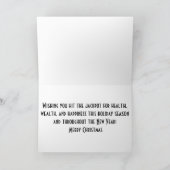 Spielautomat-Weihnachtskarte Feiertagskarte (Innenseite)